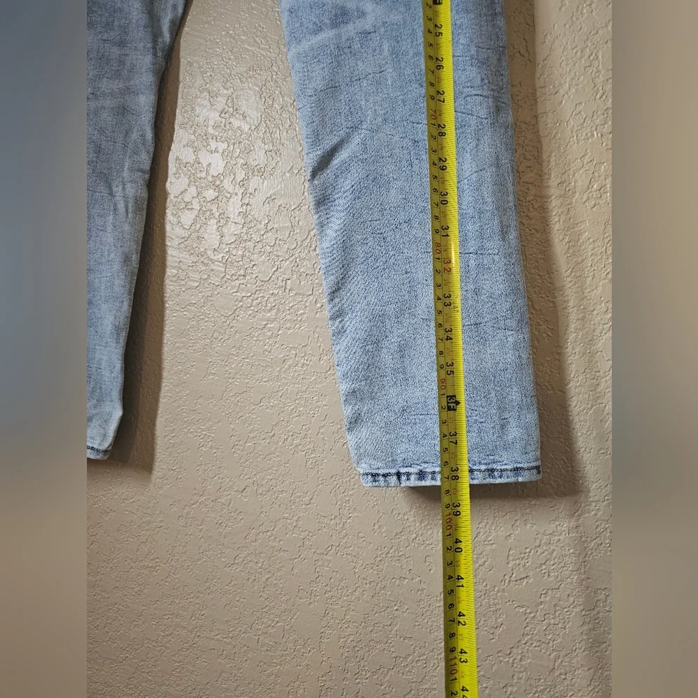 AMERICAN EAGLE Jeans Mens Distressed AirFlex 360 Skinny US 34x30 Light Wash Blue - Picture 7 of 8